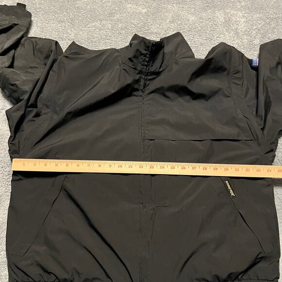 Zero Restriction Jacket Mens Large Goretex Black Full Zip Removable Sleeves Coat - Picture 8 of 9
